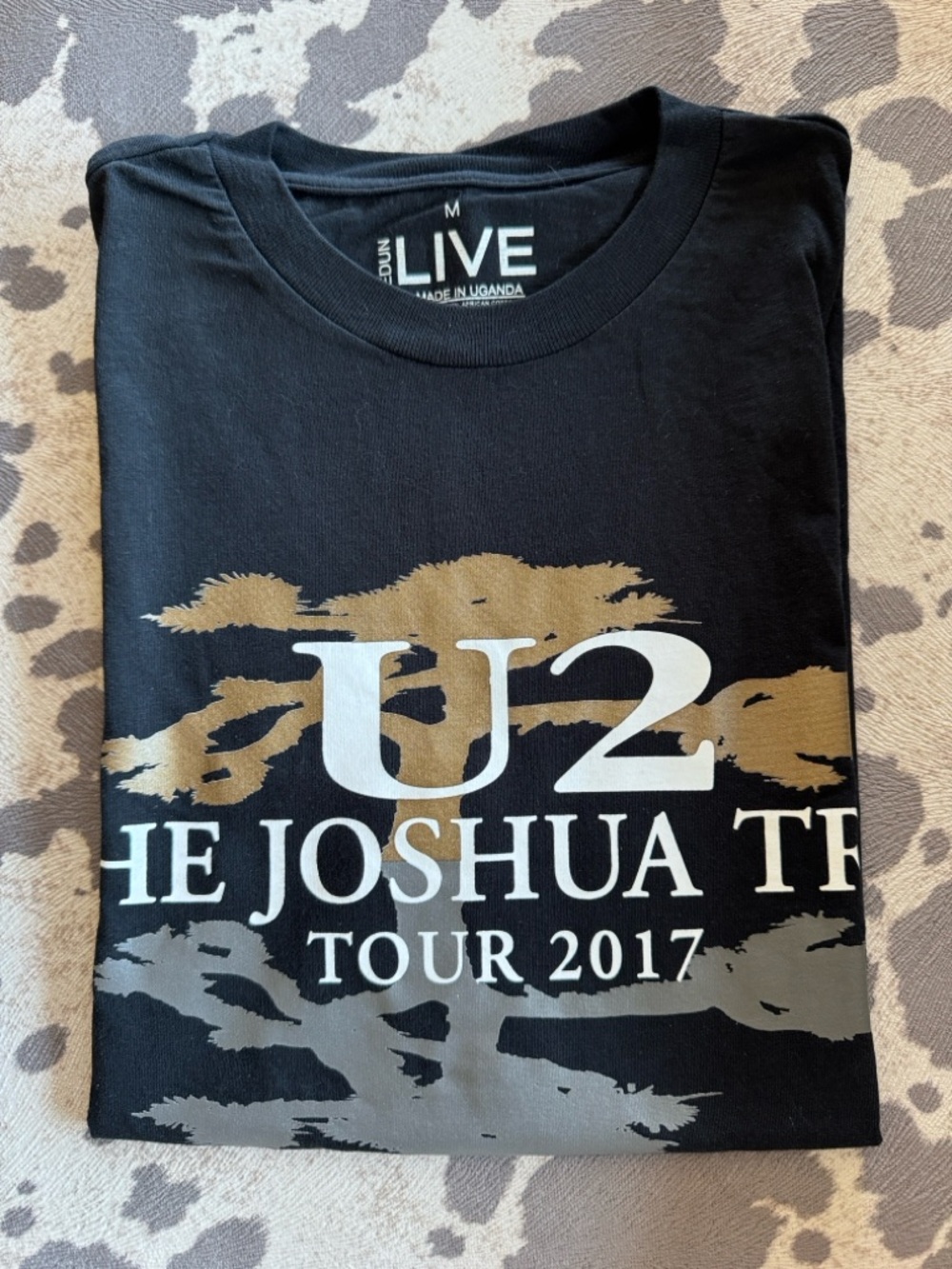 U2 The Joshua Tree Tour 2017 Black Graphic Tee